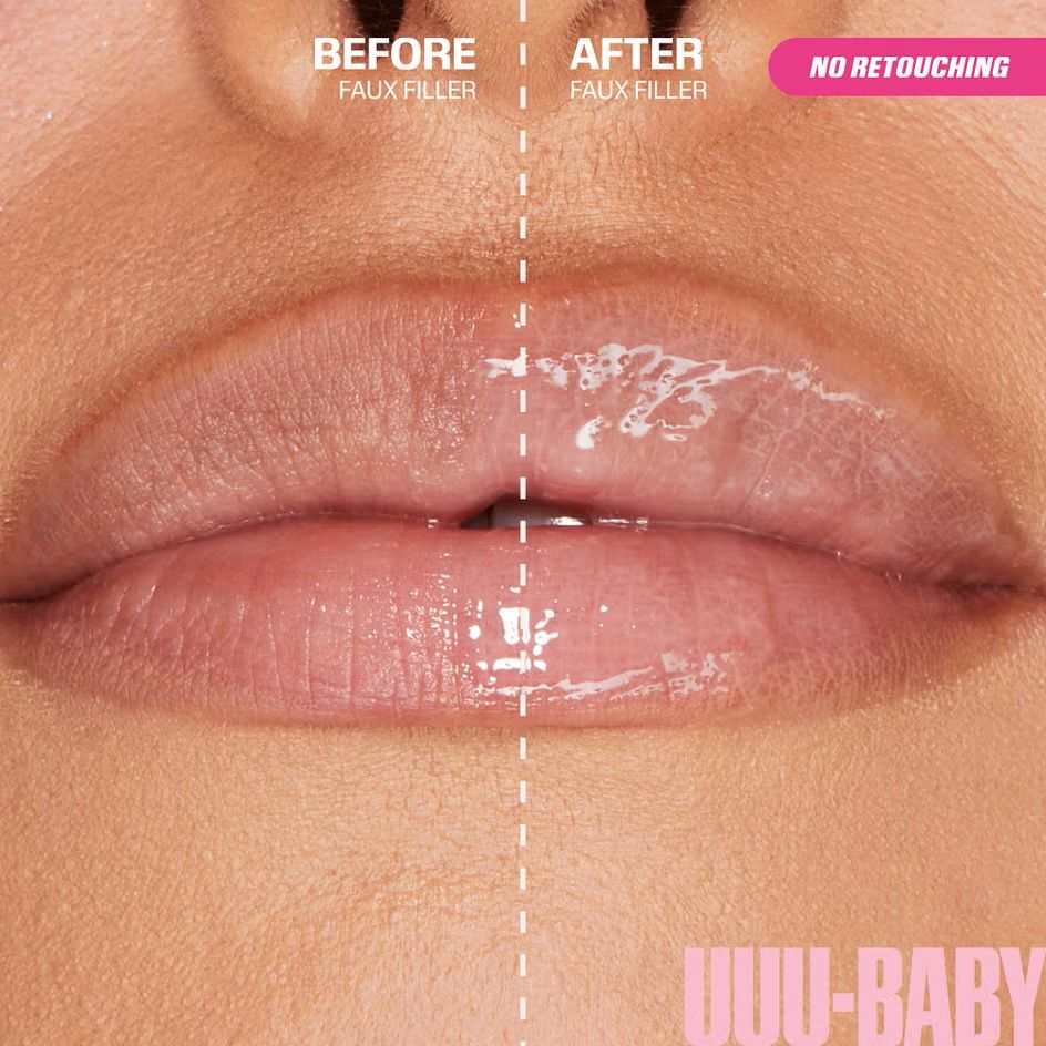 Huda Beauty Faux Filler Extra Shine Lip Gloss - UUU-Baby