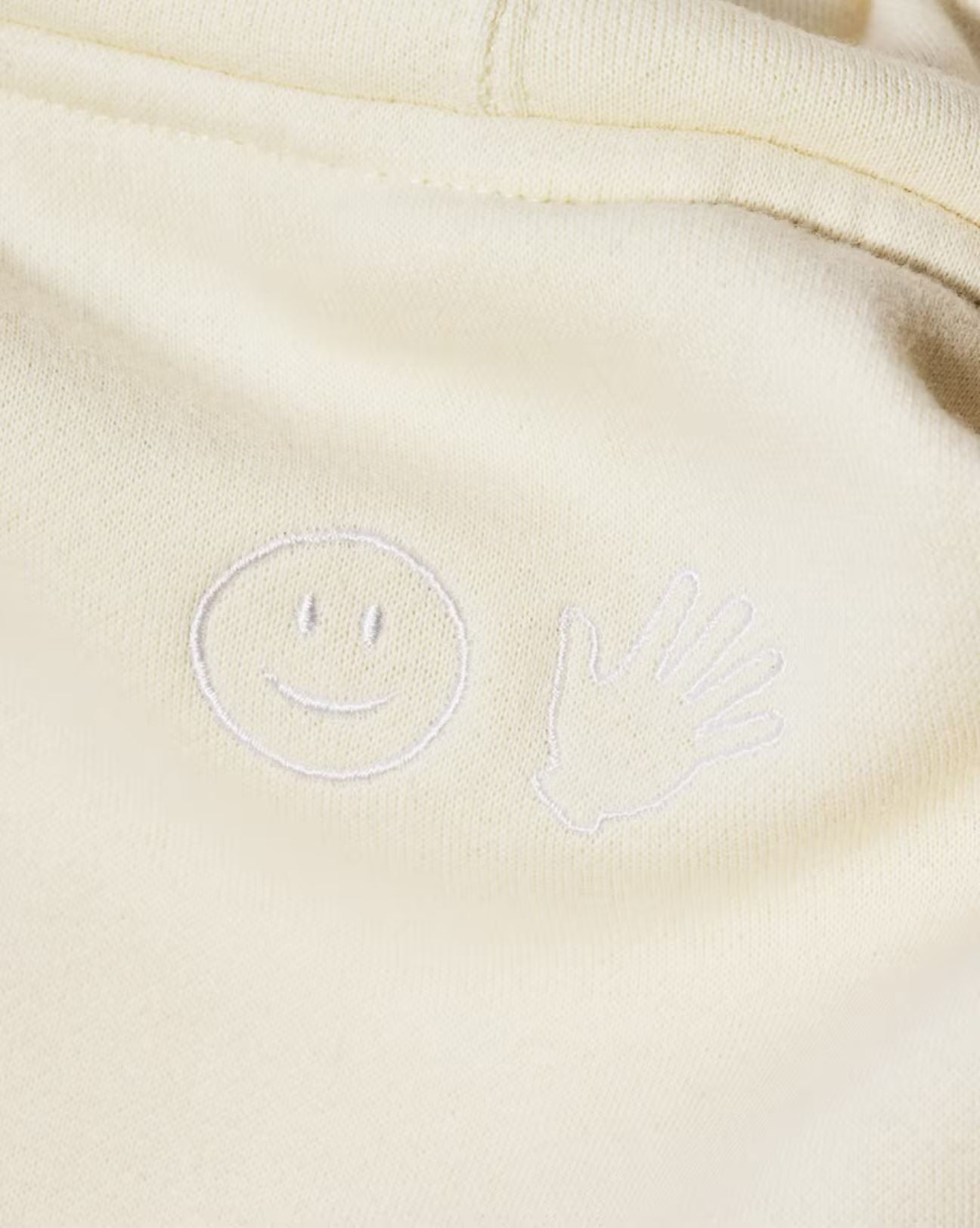 Limited Edition Embroidered Cream Hoodie